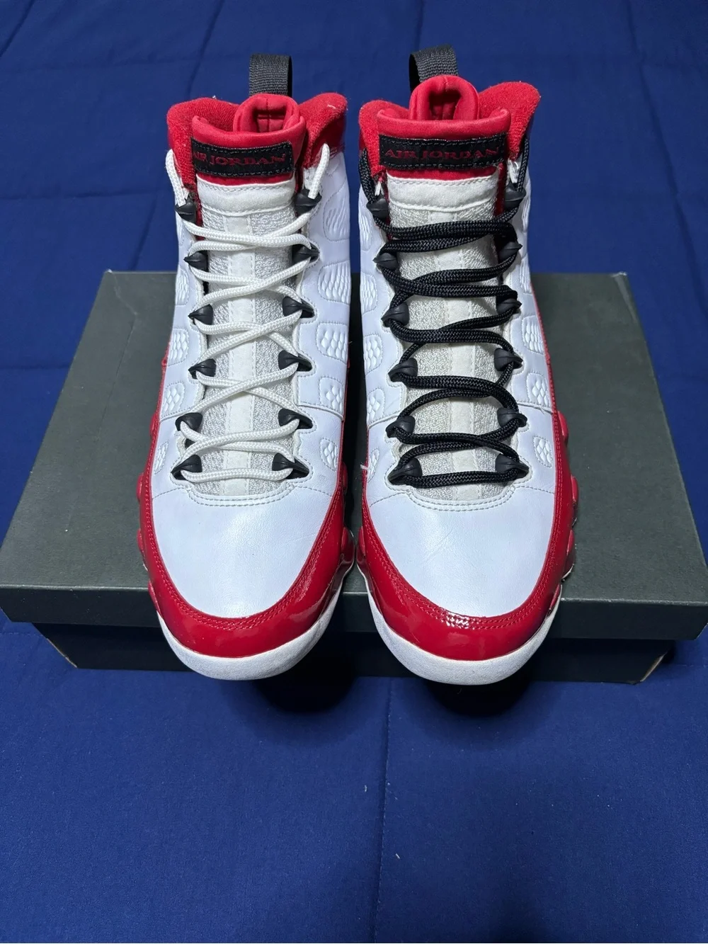 Jordan 9 Retro White Gym Red 2019 Size 9.5